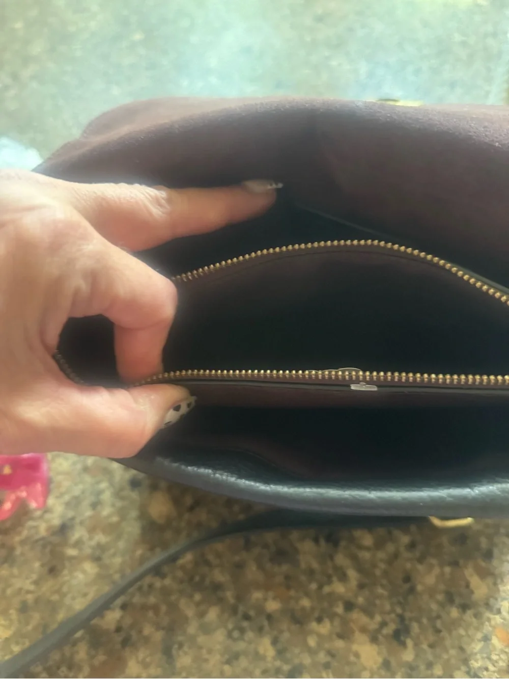 Coach Dreamer Mixed Leather Shoulder Bag